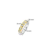 Ti Sento Milano Ti Sento Ring 12327ZY/56 Zilver Bi-color met Zirkonia Maat 56