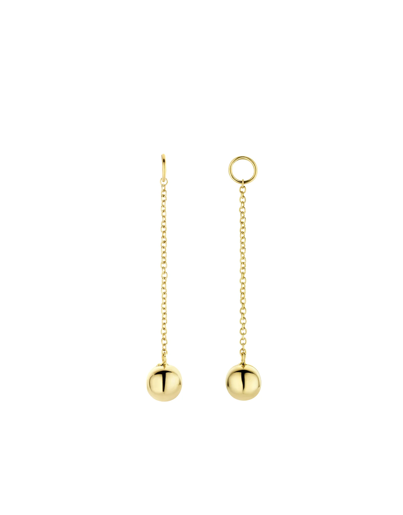 Blush Blush Oorbedels 9082YGO 14k Geelgoud Hangende Bolletjes