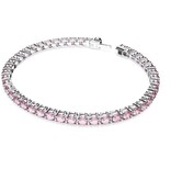 Swarovski Swarovski 5648931 Tennis armband Matrix in witgoud rhodium plated met rondom roze swarovski kristallen