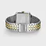 Cluse Cluse Horloge CW13803 Staal Bi-color Quartz Chronograaf Vierkant