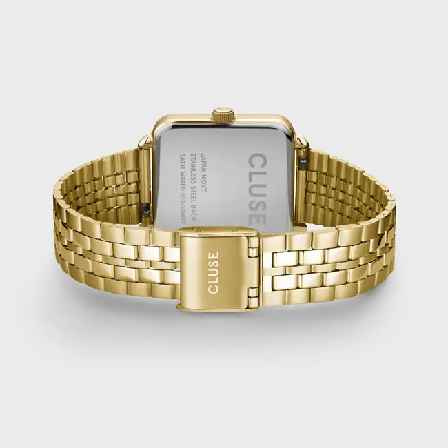 Cluse Cluse horloge CW13801 Goudkleurig vierkant chronograaf