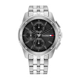 Tommy Hilfiger Tommy Hilfiger Horloge TH1710620 Walker Heren horloge staal met zwarte wijzerplaat