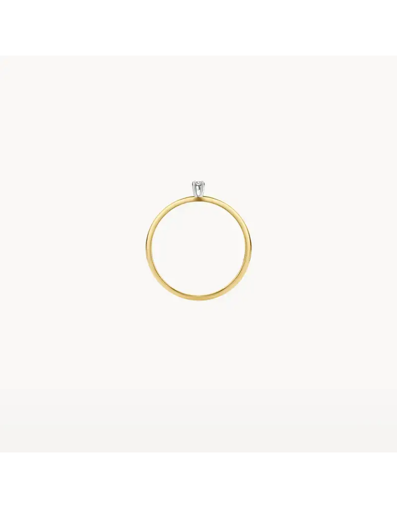 Blush Blush Ring 1600BDI/54 14k Geelgoud 0,03ct G SI Briljant geslepen Diamant Maat 54