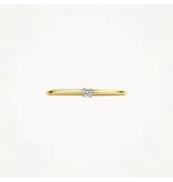 Blush Blush Ring 1600BDI/54 14k Geelgoud 0,03ct G SI Briljant geslepen Diamant Maat 54