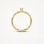 Blush Blush Solitair Ring 1111YZI/54 14k Geelgoud met Bolletje gezet met Briljant geslepen Zirkonia Maat 54