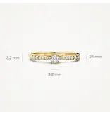 Blush Blush Ring 1659BDI/54 14k Geelgoud 0,33ct G SI Briljant geslepen met Diamant