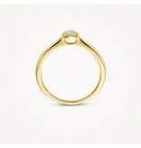 Blush Blush Ring 1632YDI/54 14k Geelgoud 0,19crt G SI Briljant geslepen Diamant Maat 54