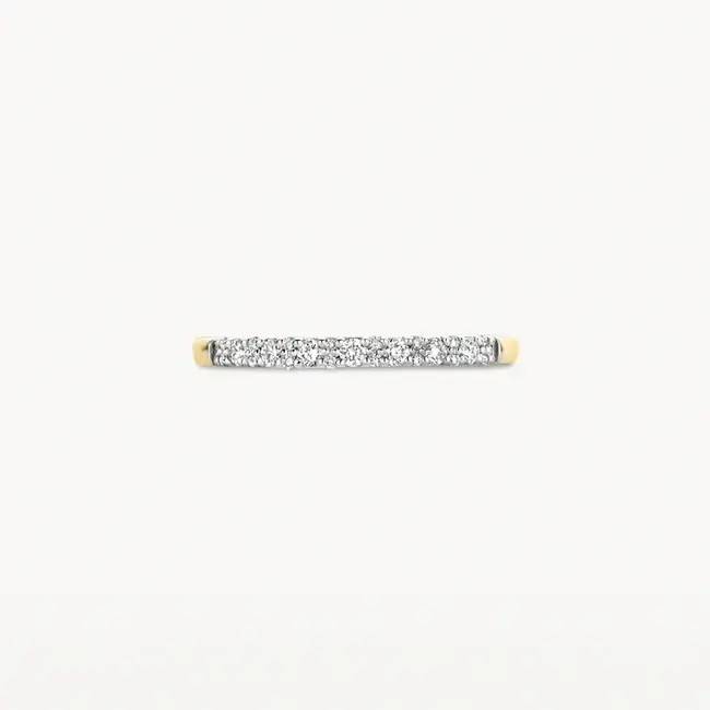 Blush Blush Ring 1640YDI/54 14k Geelgoud 0,17crt G SI Briljant geslepen Diamant Maat 54