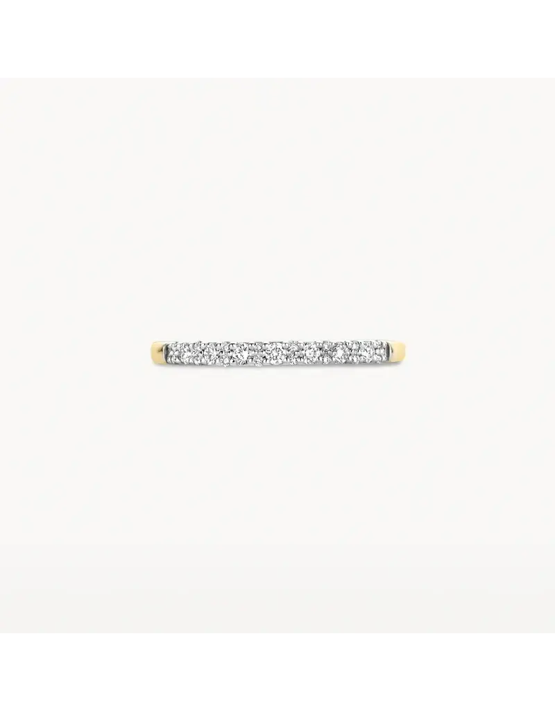 Blush Blush Ring 1640YDI/54 14k Geelgoud 0,17crt G SI Briljant geslepen Diamant Maat 54