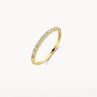 Blush Blush Ring 1640YDI/54 14k Geelgoud 0,17crt G SI Briljant geslepen Diamant Maat 54