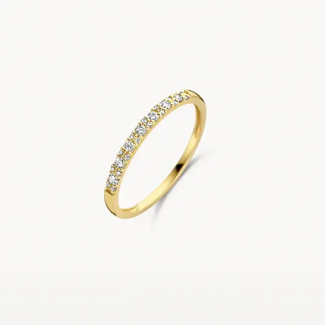 Blush Blush Ring 1640YDI/54 14k Geelgoud 0,17crt G SI Briljant geslepen Diamant Maat 54