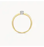 Blush Blush Ring 1623BDI/54 14k Geelgoud 0,12crt G SI Briljant geslepen Diamant Maat 54