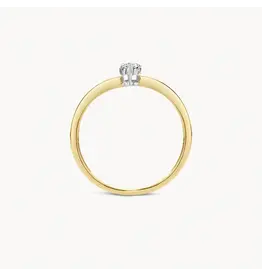 Blush Blush Ring 1623BDI/54 14k Geelgoud 0,12crt G SI Briljant geslepen Diamant Maat 54