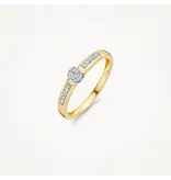 Blush Blush Ring 1623BDI/54 14k Geelgoud 0,12crt G SI Briljant geslepen Diamant Maat 54