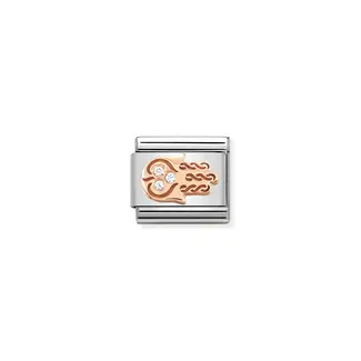 Nomination Nomination Schakel 430305-33 Composable Classic 9k Rosegouden Hand of Fatima