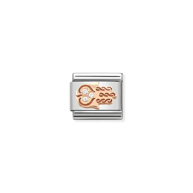Nomination Nomination Schakel 430305-33 Composable Classic 9k Rosegouden Hand of Fatima