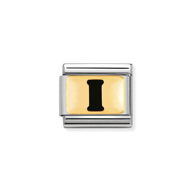 Nomination Nomination Schakel 030264-08 Composable Classic Staal met 18k Geelgouden I