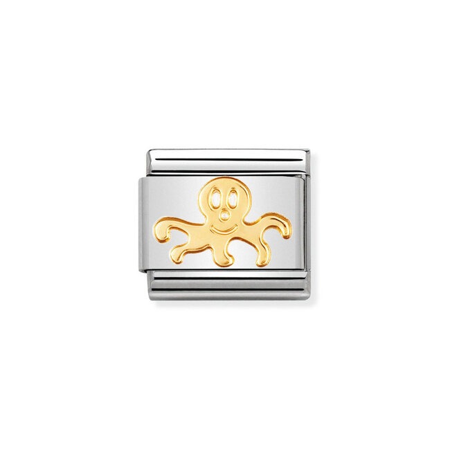 Nomination Nomination Schakel 030113-08 Composable Classic Staal met 18k Geelgoud Kwal