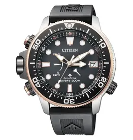 Citizen Citizen Heren Horloge EG BN2037-11E Promaster Diver Ecodrive Staal/Rosé Zwart