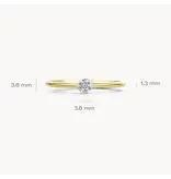 Blush Blush Ring 1199YZI/54 14k Geelgoud met zirconia