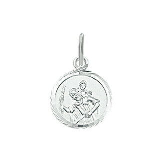 Blinckers Jewellery Huiscollectie BJ Hanger 10.04242 Zilver Christoffel