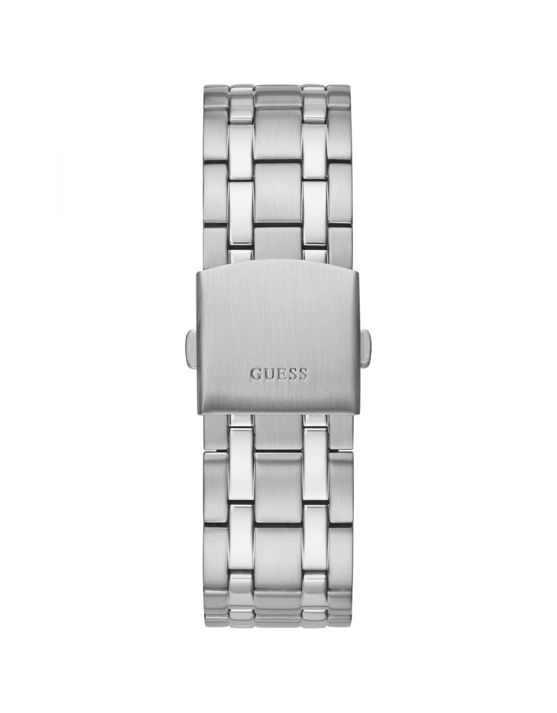 Guess Guess Heren Horloge GW0260G1 Staal Quartz Chronograaf met Zwarte Wijzerplaat