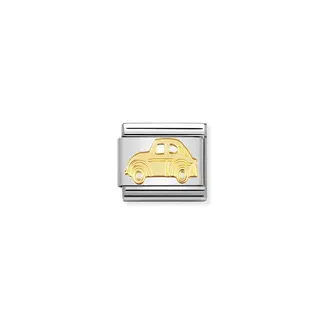 Nomination Nomination Schakel 030108-05 Composable Classic Staal met 18k Geelgouden Auto