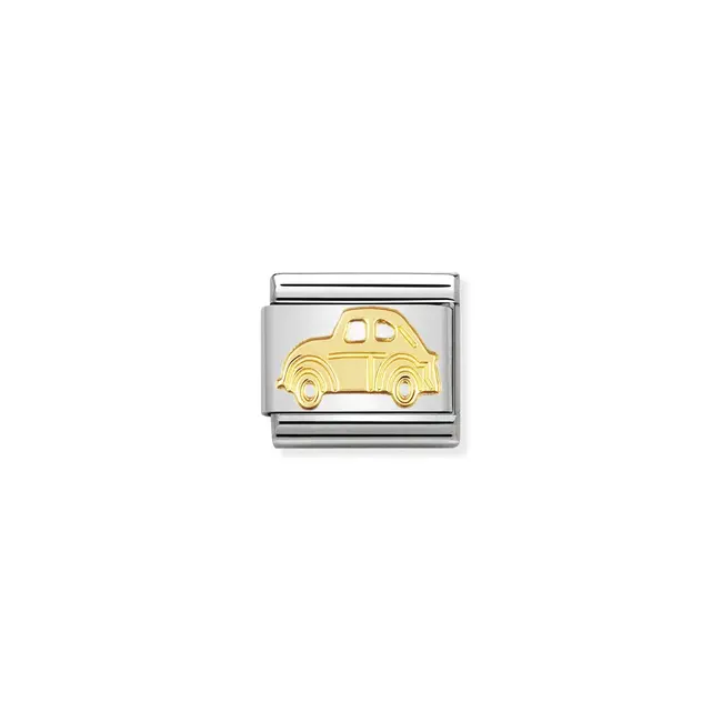 Nomination Nomination Schakel 030108-05 Composable Classic Staal met 18k Geelgouden Auto