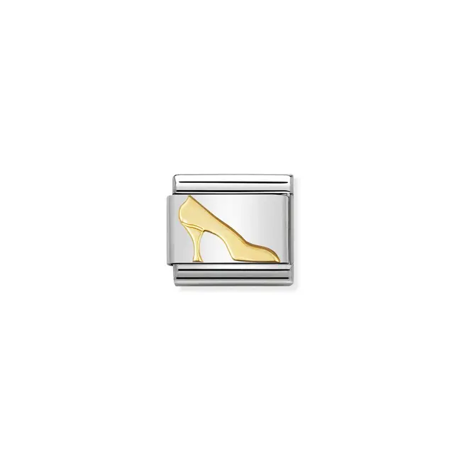 Nomination Nomination Schakel 030109-08 Composible Classic Staal 18k Geelgoud High Heel Shoe