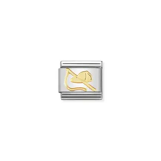 Nomination Nomination Schakel 030106-18 Composable Classic Staal 18k Geelgouden