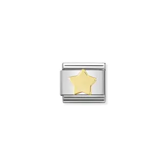 Nomination Nomination Schakel 030110-17 Composable Classic Staal met 18k Geelgouden Ster