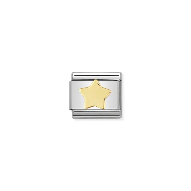 Nomination Nomination Schakel 030110-17 Composable Classic Staal met 18k Geelgouden Ster