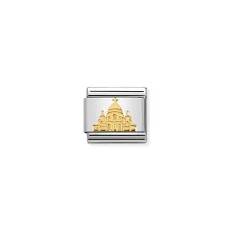 Nomination Nomination Schakel 030145-15 Composable Classic Staal met 18k Geelgouden Montmartre