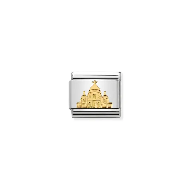 Nomination Nomination Schakel 030145-15 Composable Classic Staal met 18k Geelgouden Montmartre