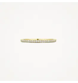 Blush Blush Ring 1201YZI/54 14k Geelgoud gezet met Zirkonia Maat 54