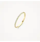 Blush Blush Ring 1201YZI/54 14k Geelgoud gezet met Zirkonia Maat 54