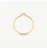 Blush Blush Ring 1231YZI/54  14k Geelgoud met Zirkonia Hart Maat 54