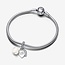 Pandora Pandora Bedel 793200C01 Zilver met Labgrown Roos