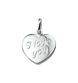 Blinckers Jewelry Huiscollectie BJ 10.16675 bedel i love you zilver