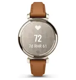 Garmin Garmin Smart Horloge 010-02839-02 Lily® 2 Classic Cream Gold met Bruine Leren Horlogeband