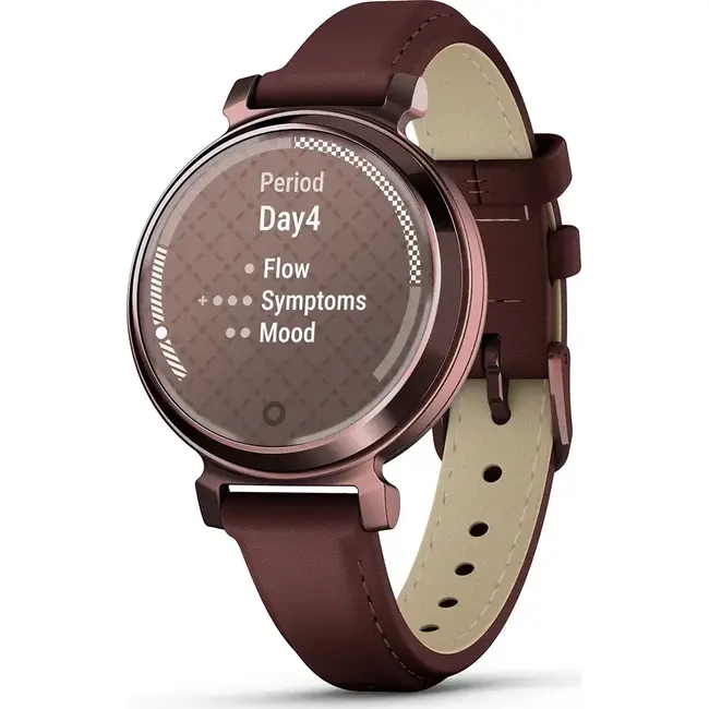 Garmin Garmin Smart Horloge 010-02839-03 Lily® 2 Classic Dark Bronze met Mulberry Leren Horlogeband