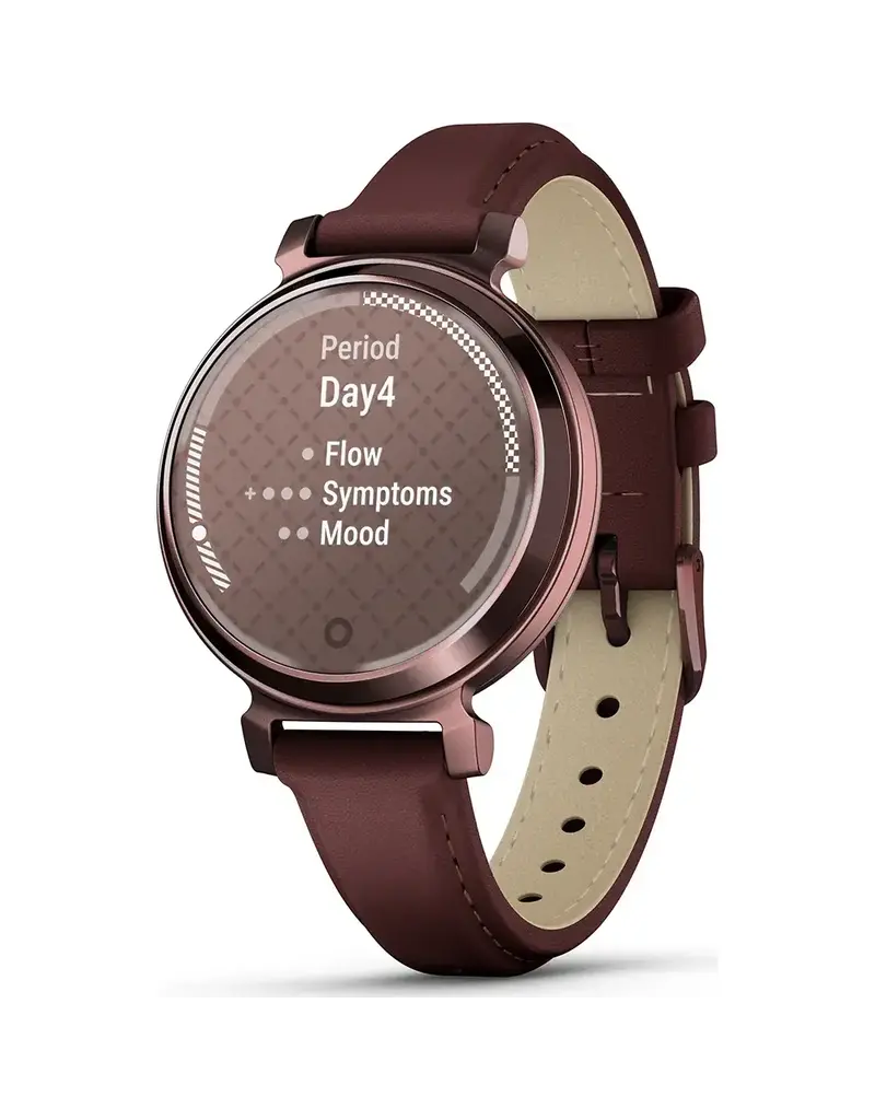 Garmin Garmin Smart Horloge 010-02839-03 Lily® 2 Classic Dark Bronze met Mulberry Leren Horlogeband