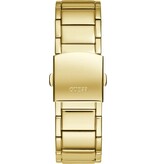 Guess Guess Heren Horloge GW0456G1 Staal met Geelgouden Plating Quartz Chronograaf met Zwarte Wijzerplaat