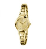 Guess Guess Dames Horloge GW0609L2 Staal met Geelgouden Plating Quartz met Geelgouden Wijzerplaat