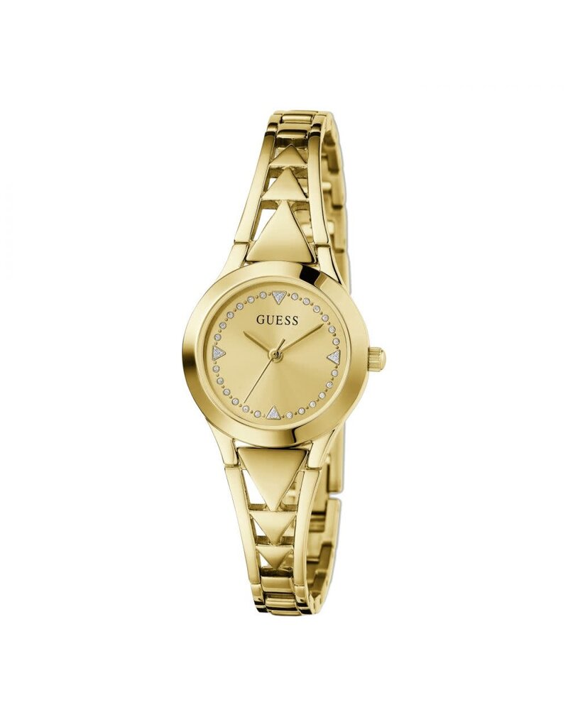 Guess Guess Dames Horloge GW0609L2 Staal met Geelgouden Plating Quartz met Geelgouden Wijzerplaat