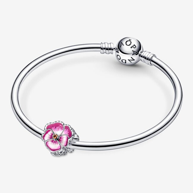 Pandora Pandora Bedel 790777C01 Zilver Viool Roze