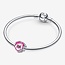Pandora Pandora Bedel 790777C01 Zilver Viool Roze