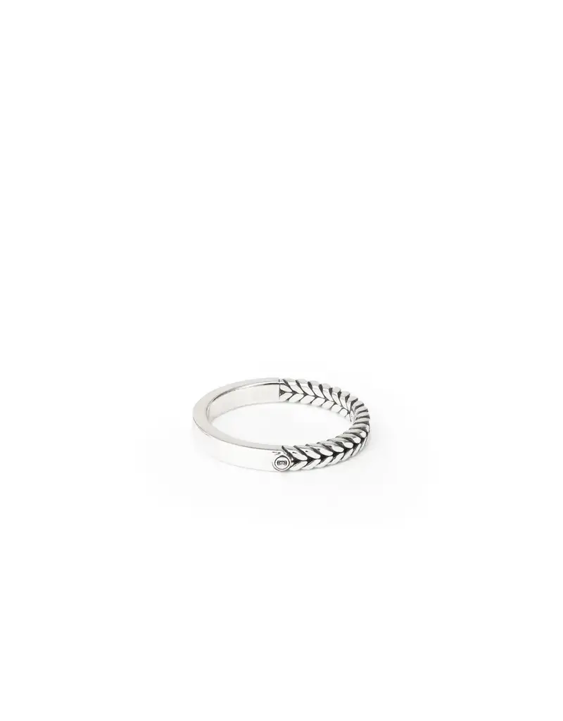 Buddha to Buddha Buddha to Buddha Ring 330 17 Barbara mini Dual ring zilver