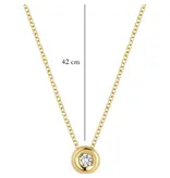 Blush 3606YDI Collier 14 krt geelgoud met diamant