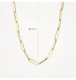 Blush Blush Collier 3130YGO 14k Geelgoud met Closed Forever Schakel 45cm